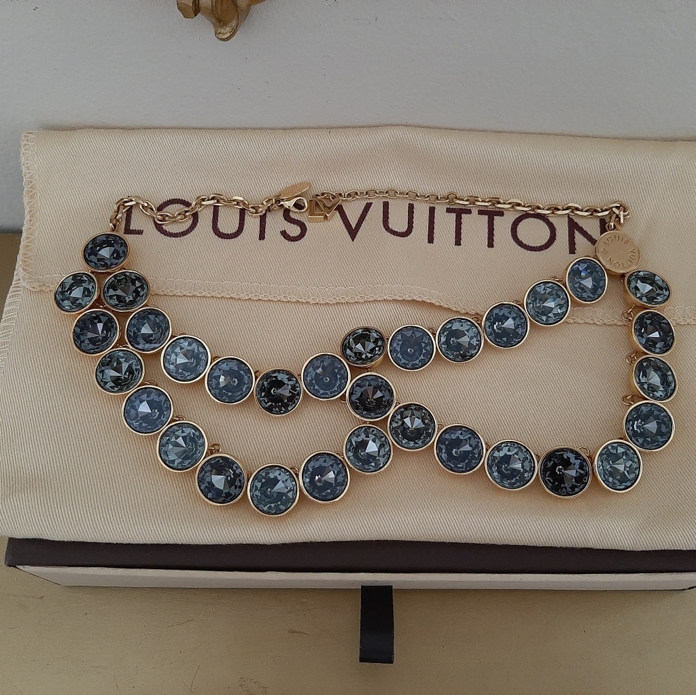 Louis Vuitton authentic necklace and bracelet set
